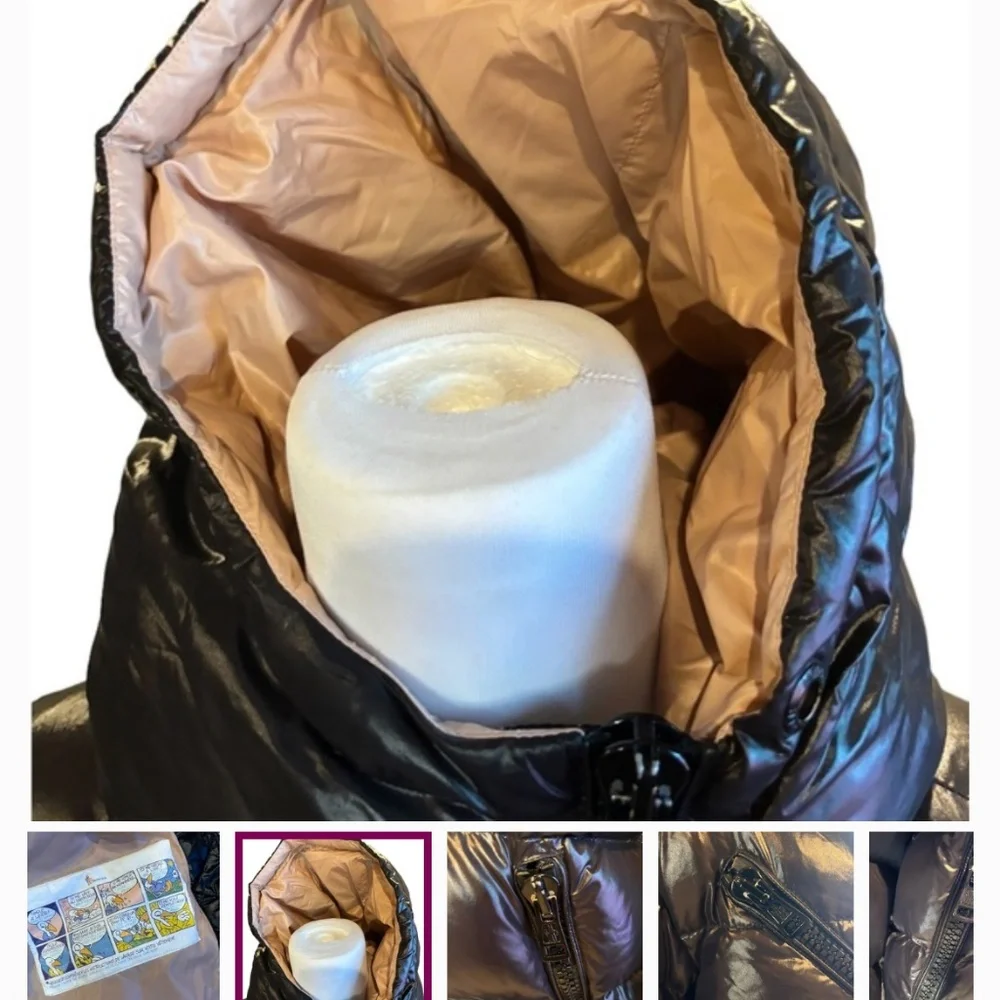Pristine Moncler Liriope Giubbotto Down Jacket Pink Interior - Picture 10 of 14